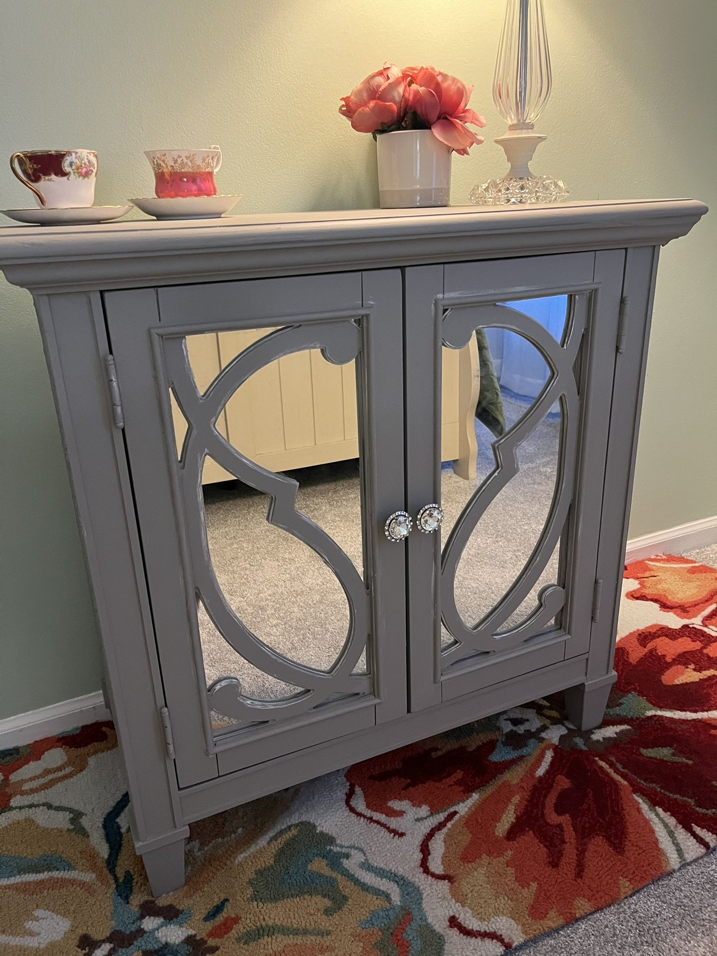 Updated Mirrored Cabinet