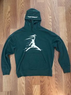Green & White Jordan hoodie - 100$