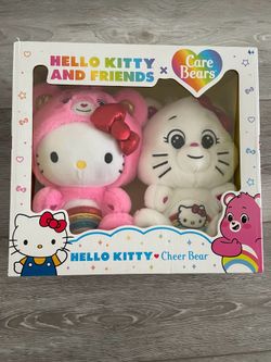 Hello kitty x Care Bears Collab plushies