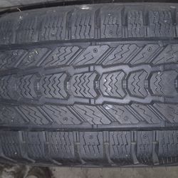 2 Snow Tires Firestone Winter Force LT