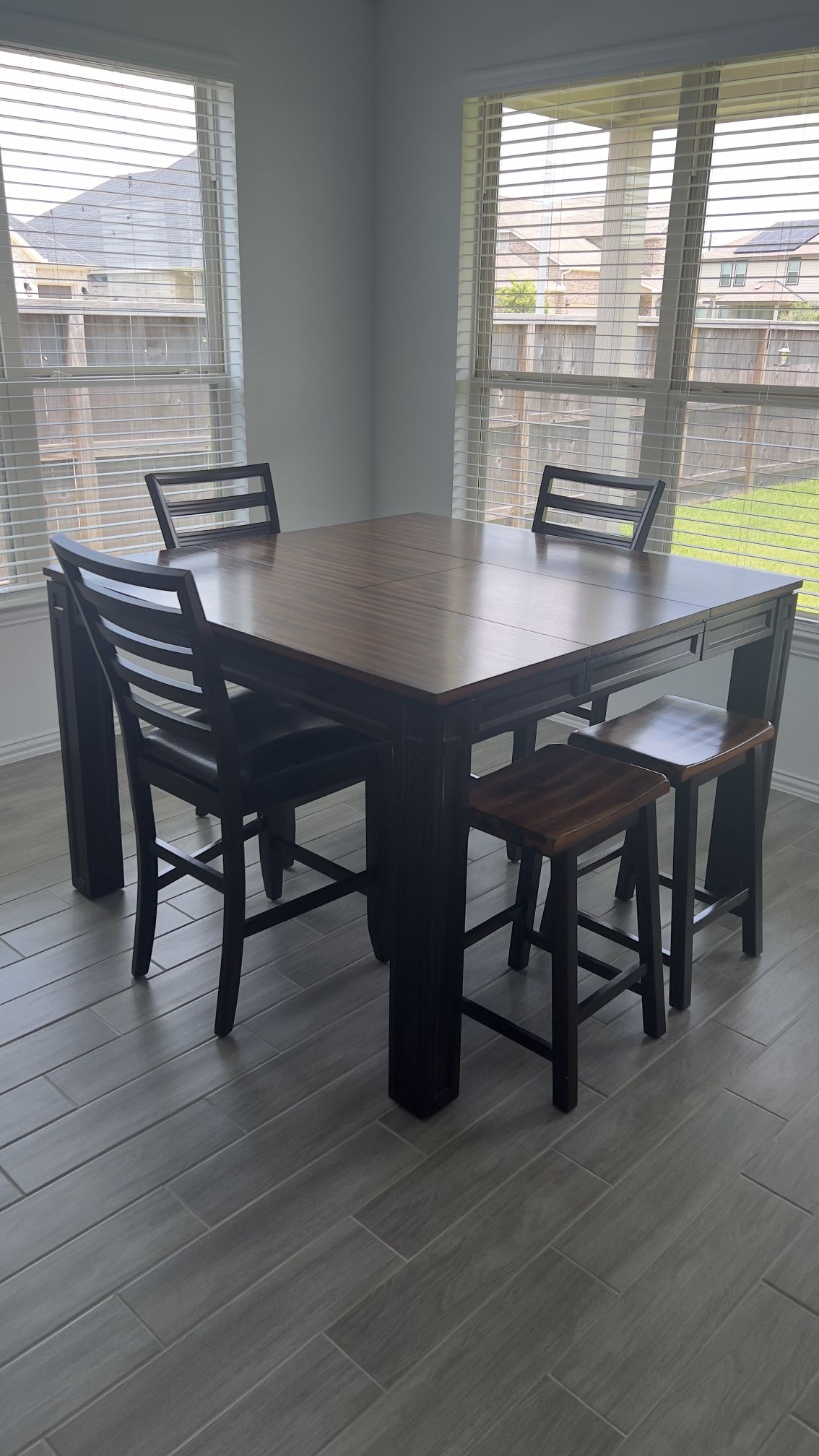 Square Wooden Dining Table