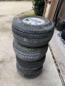 Golf cart wheels,