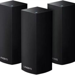 Linksys Velop Tri-Band AC6600 Whole Home WiFi Mesh System Black- 3-Pack 