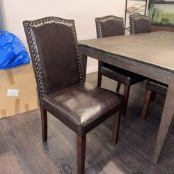 Extendable Dining Table 6 Chairs