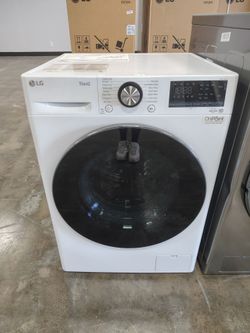 LG 2.4 cu ft Smart Wi-Fi Enabled Compact Front Load Washer