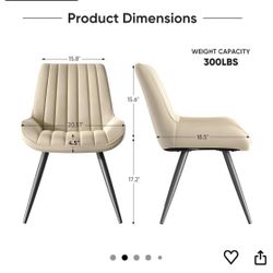 Modern Dining Chairs- Set Of 4: $40 Per Chair