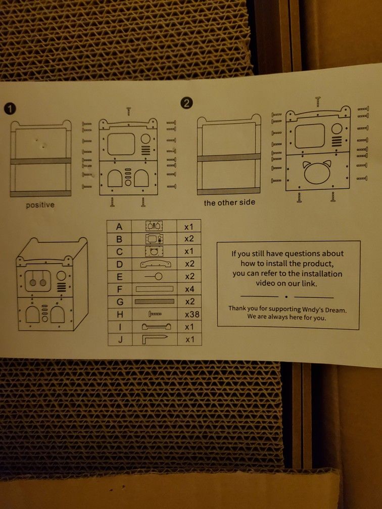 Cat House Scratching Post 