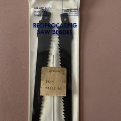 Vintage Montgomery Ward Reciprocating Saw Blade fits most saws using 3/8” Shank Blades D844