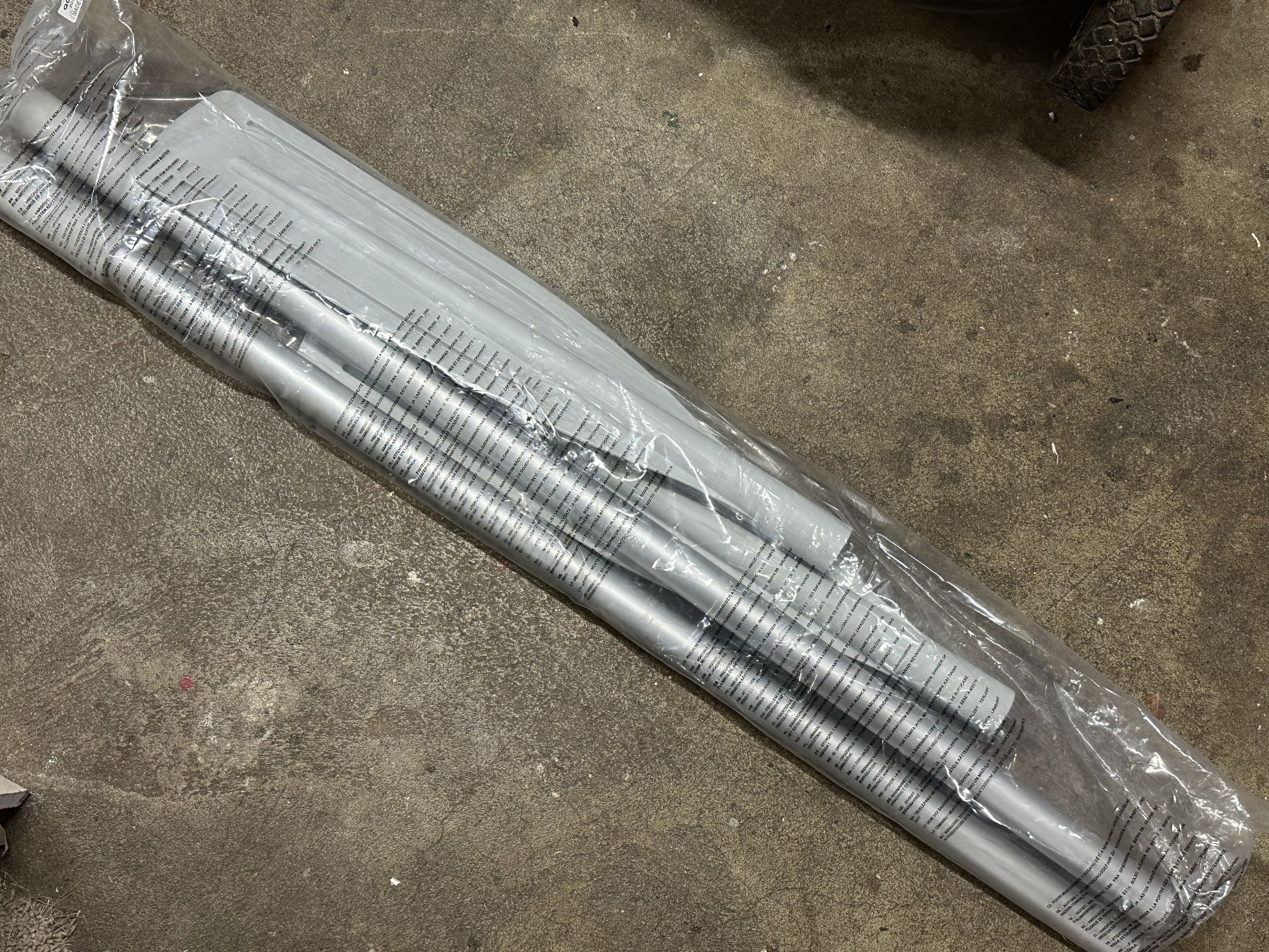 Zodiac Oars Aluminum New In Packing 64” Assembled Length.