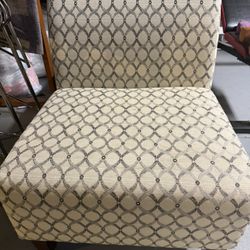 Set of 2 upholstered accent chairs