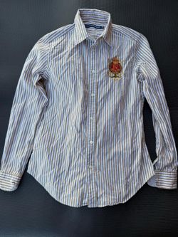 Ralph Lauren Sport Women’s Button Down Shirt Size 8