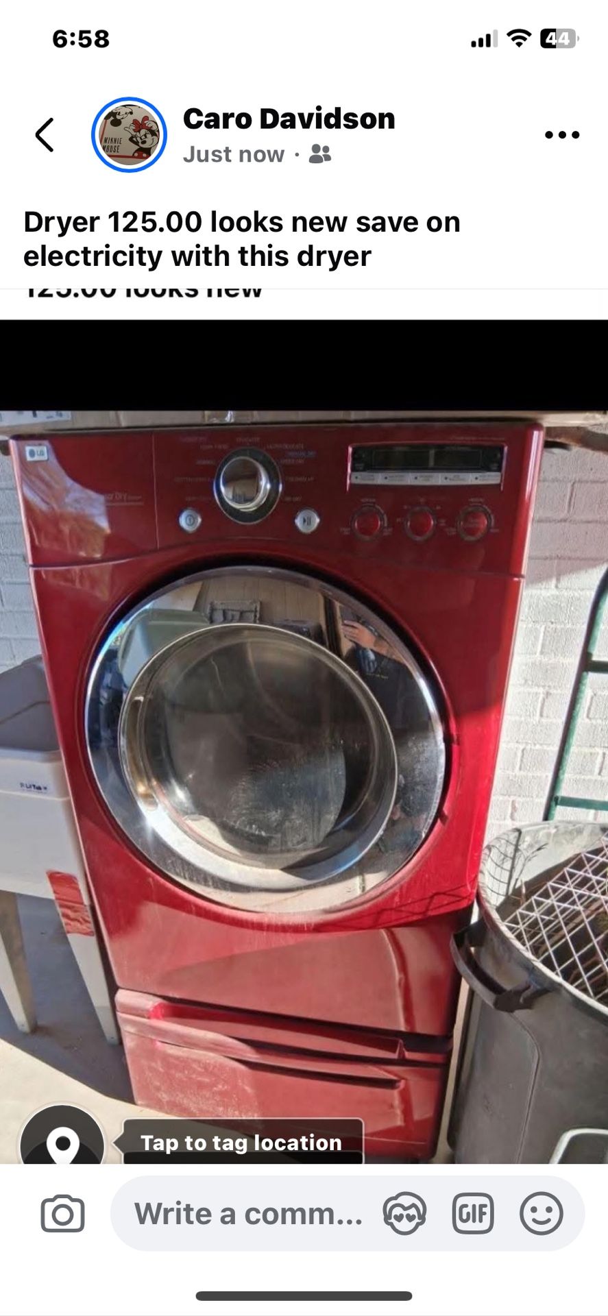 Dryer 125.00