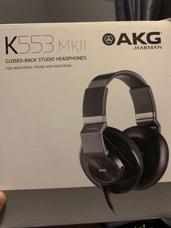 AKG closed back mastering headphones