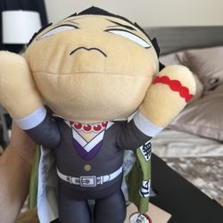 Demon slayer Official Japan Plush Doll , Gyomei Himejima Hashira , Rare Exclusive , Tanjiro , Rare Collectible , Figure , Doll