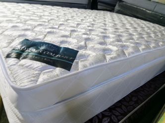 $199 Queen Pillow-Top Mattress only brand new free delivery same-day