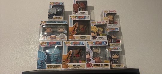 Naruto Shippuden Funko Pop Collection Lot