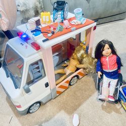 ambulance and 2 dolls target brand 