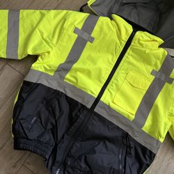 High Visibility Bomber Jacket 