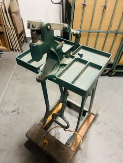 Vintage Heavy Cast Iron Industrial Press Molding Machine