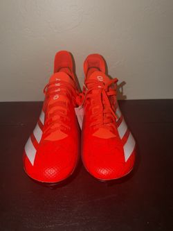 adidas adizero Electric+ Football Cleats Red US Size 11 Medium No Box