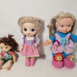 3pcs Barbie Dolls Lot

