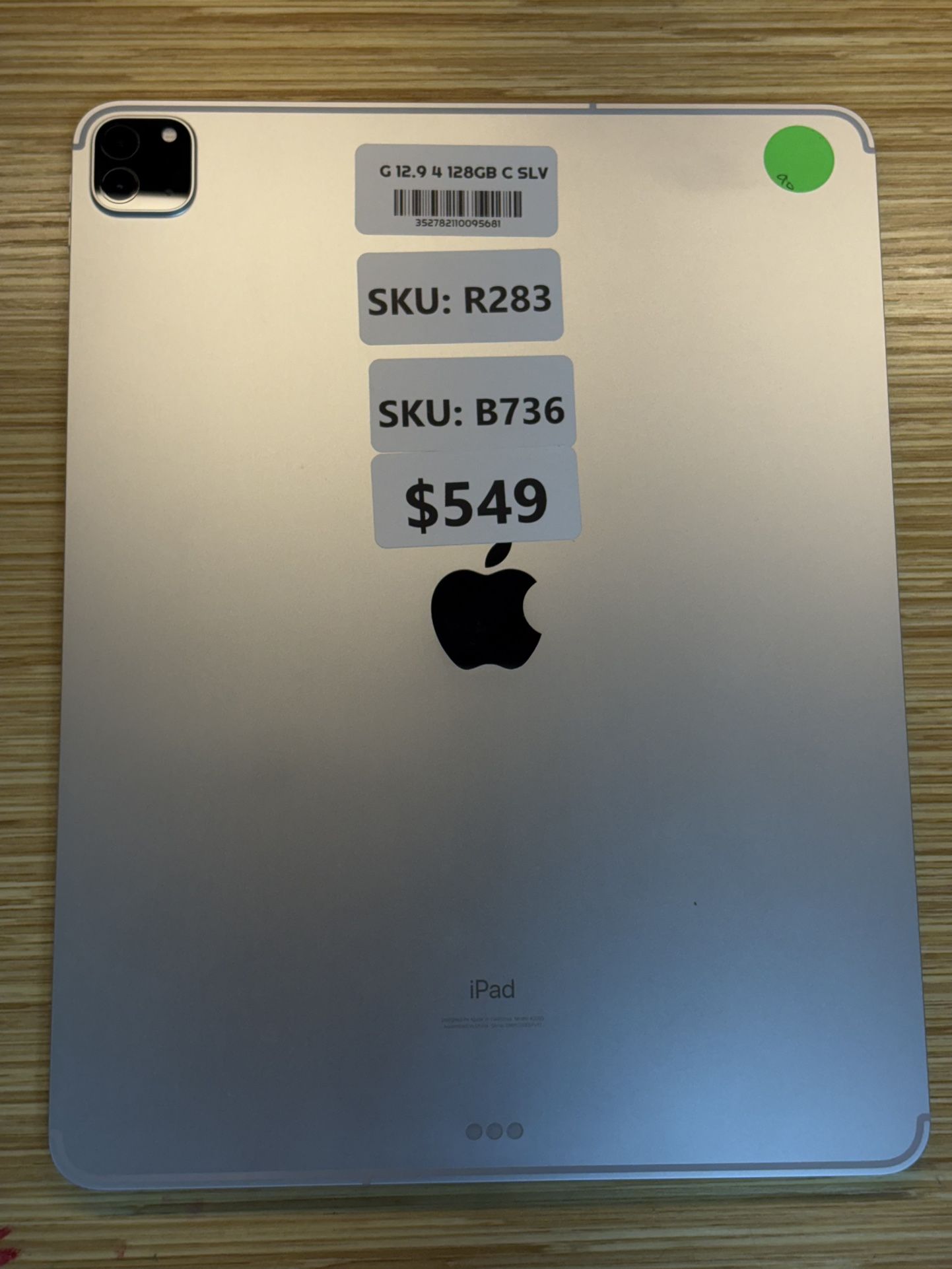 On Sale iPad Pro4 12.9” 128GB Cellular