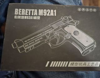 Toy die-cast learning mini gun