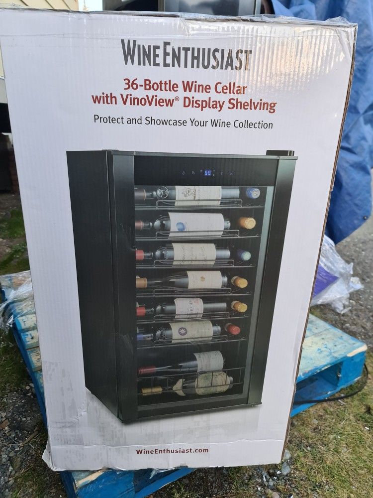 Wine Enthusiast 36-Bottle Wine Cooler