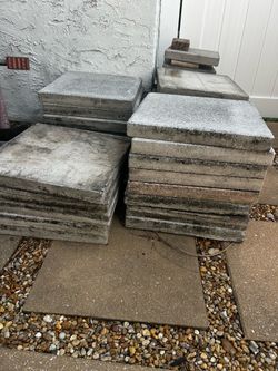 Pavers patio concrete