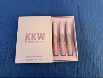 (AMAZING DISCOUNT‼️🙀)KKW by Kylie Cosmetics Crème Liquid Lipstick Set of 3!