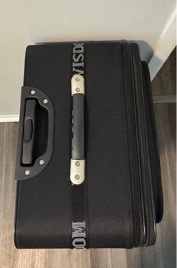 Black Rolling Carry-On Luggage Suitcase