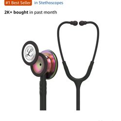3M Littmann Classic III in the Rainbow-Black Tubing