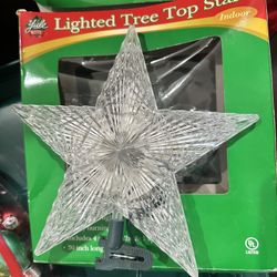 Tree Top STAR Lights up