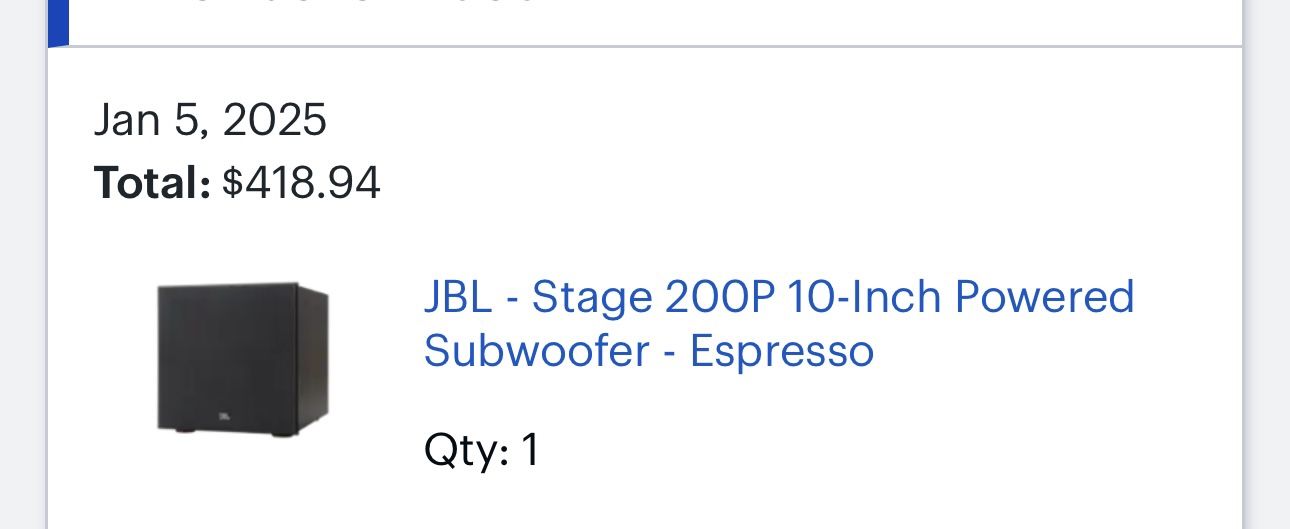 JBL Subwoofer