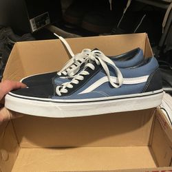 Brand New Pair Of Blue Vans Size 12