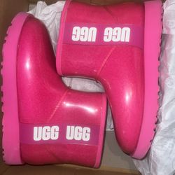 UGG Classic Clear Mini Boot - Pink Women Size 6