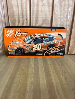Tony Stewart #20 Home Depot NASCAR License Plate