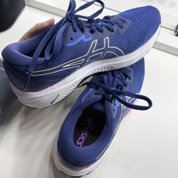 ASICS GT-1000 Dark Blue/White Athletic Shoes 