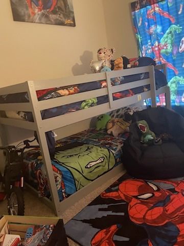 Twin Beds With Mattress And Dresser