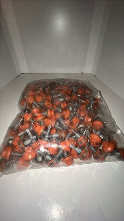 Orange self drilling screws metal to metal
