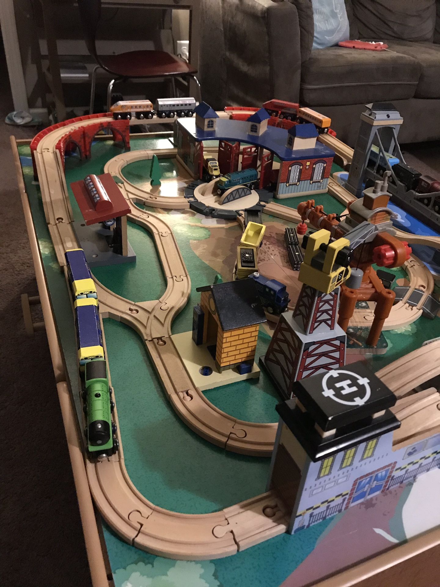 Imaginarium classic train deals table with roundhouse