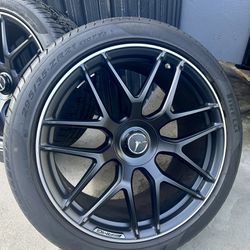 21” Forged Mercedes GLC63 AMG Wheels & Tires Pirelli