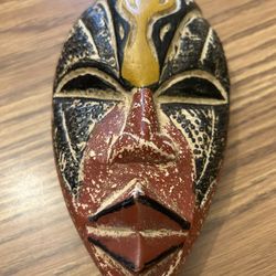 Tribal Face Mask Wood Carving