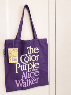 The Color Purple Canvas Tote Bag NWT