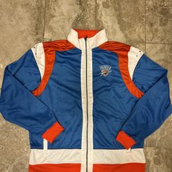 Zipway NBA Men's Oklahoma City Thunder Walt Full Zip Jacket Size 2Xl