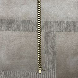 14K GOLD CUBAN BRACELET 15.9 GRAMS