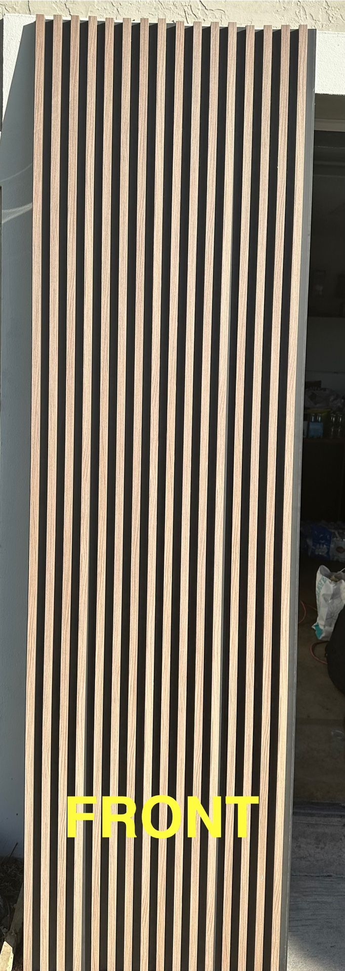 Slatted Vinyl Wall Panels 