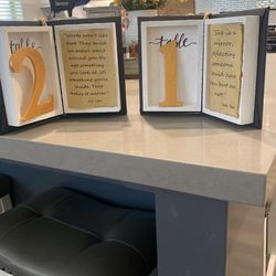 Table Numbers 1-16