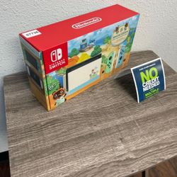 Nintendo Switch V2 Gaming Console Animal Crossing Edition New - PAYMENTS AVAILABLE With $1 DOWN