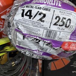 14/2 Metal Clad Cable 250 Ft NEW